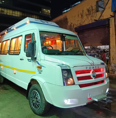 20 Seater AC Tempo Traveller Seating Arrangement